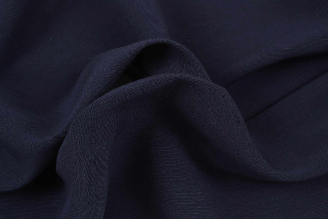 swatch-Rayon Linen with Slubbed Yarn for Dresses and Tops-Fabric-FabricSight