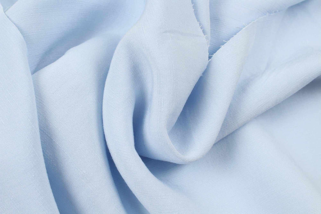 swatch-Rayon Linen with Slubbed Yarn for Dresses and Tops-Fabric-FabricSight