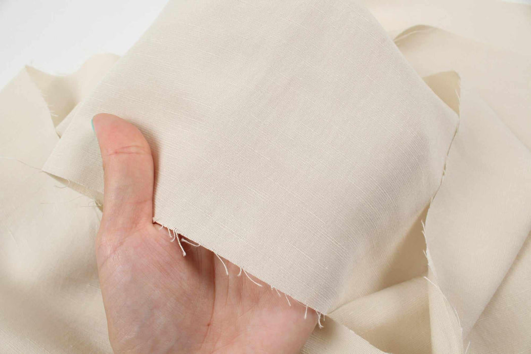 swatch-Rayon Linen with Slubbed Yarn for Dresses and Tops-Fabric-FabricSight
