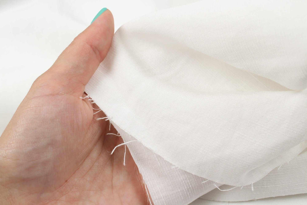 swatch-Rayon Linen with Slubbed Yarn for Dresses and Tops-Fabric-FabricSight