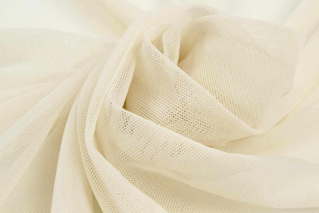 swatch-Recycled Polyamide Tulle with Vegetable Dyes - Stretch - 7 Colors Available-Fabric-FabricSight