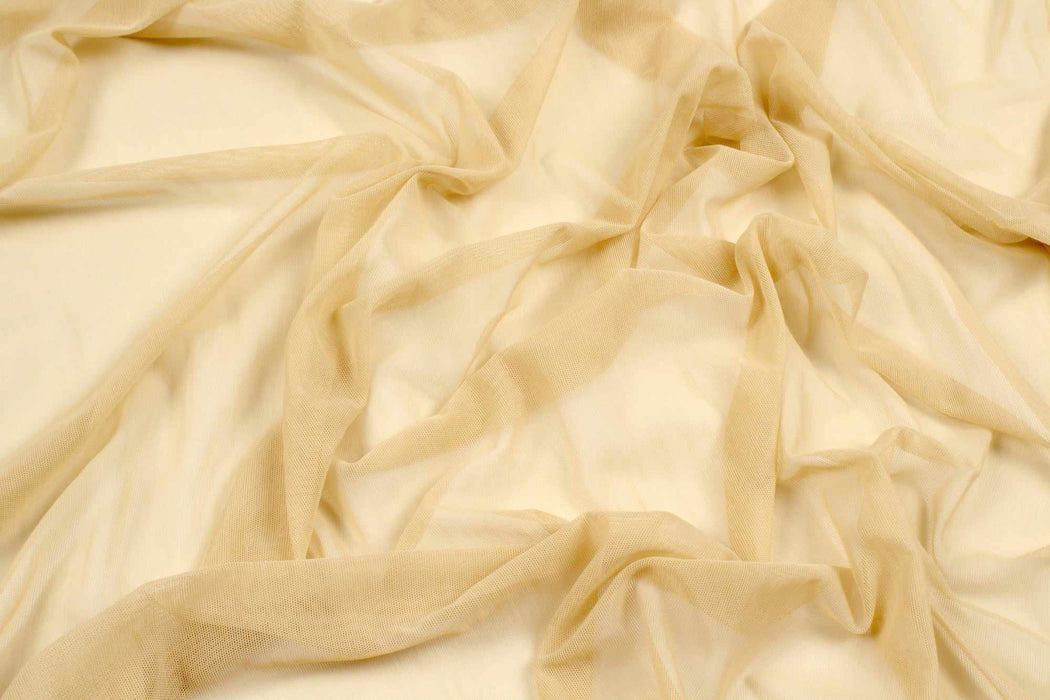 swatch-Recycled Polyamide Tulle with Vegetable Dyes - Stretch - 7 Colors Available-Fabric-FabricSight