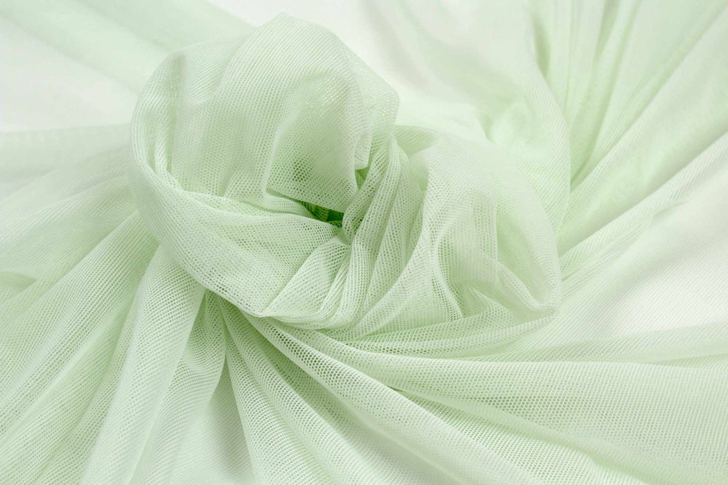 swatch-Recycled Polyamide Tulle with Vegetable Dyes - Stretch - 7 Colors Available-Fabric-FabricSight