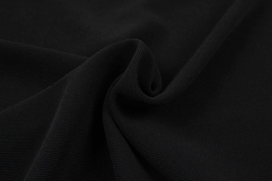 swatch-Recycled Polyester Stretch Ottoman for Activewear - 10 colors available-Fabric-FabricSight