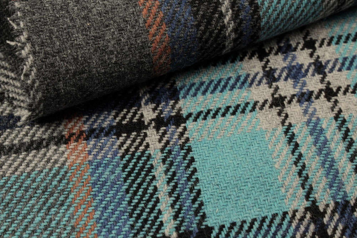 swatch-Recycled Wool Blend - Checks — Fabric Sight