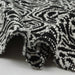 swatch-Recycled Wool Jacquard for Outwear - Roses - Black-Fabric-FabricSight
