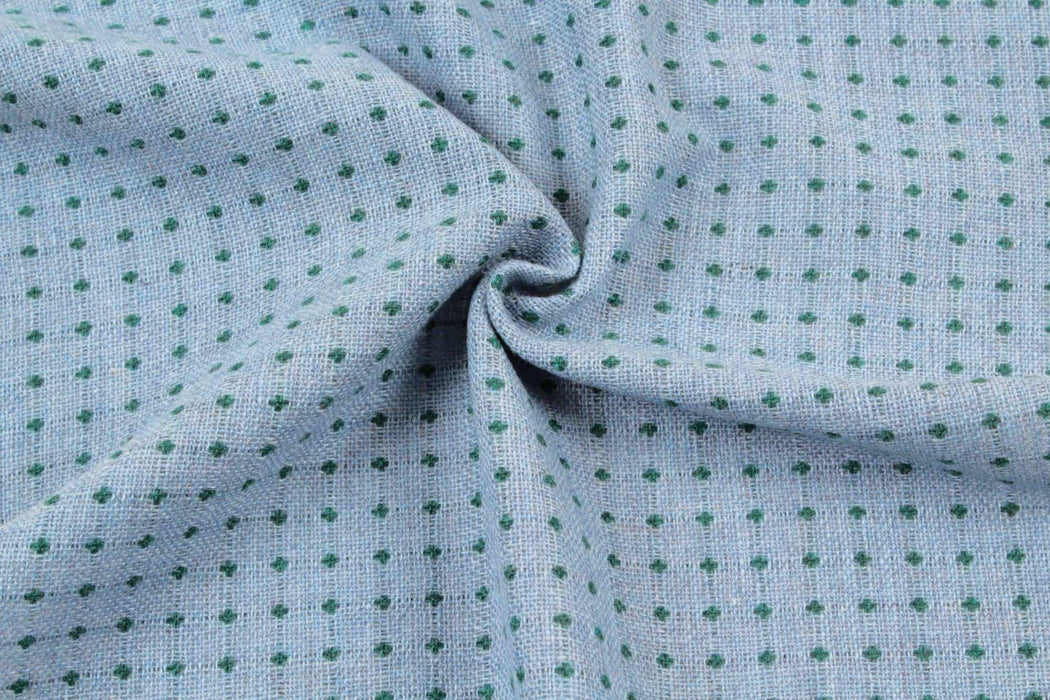 swatch-Recycled Wool - Spots/Checks-Fabric-FabricSight