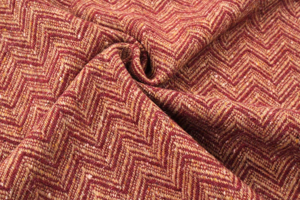 swatch-Recycled Wool Warm Herringbone-Fabric-FabricSight