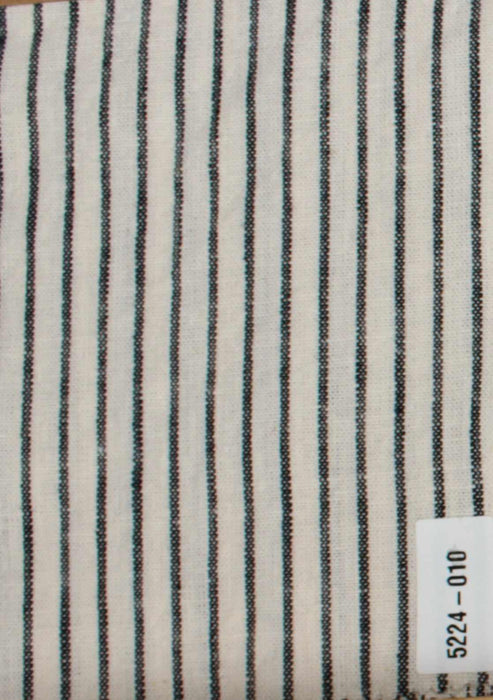 swatch-Rustic Linen Cotton - Stripes and Checks - 7 Variants Available-Fabric-FabricSight