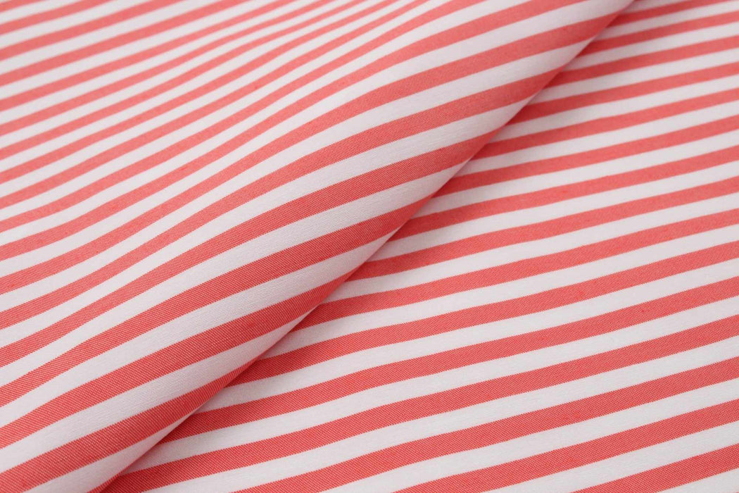swatch-Seaqual™ Recycled Pes and Ecovero Viscose Plain Fabric for Swim Shorts - Stripes-Fabric-FabricSight