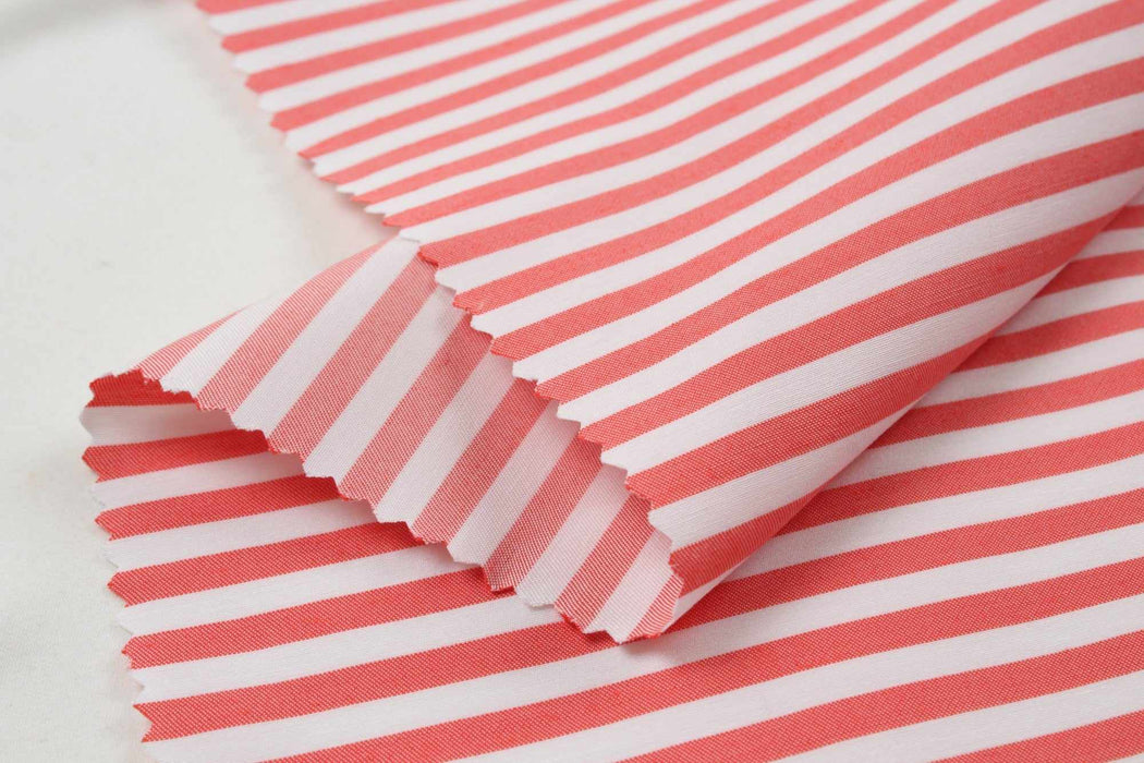 swatch-Seaqual™ Recycled Pes and Ecovero Viscose Plain Fabric for Swim Shorts - Stripes-Fabric-FabricSight