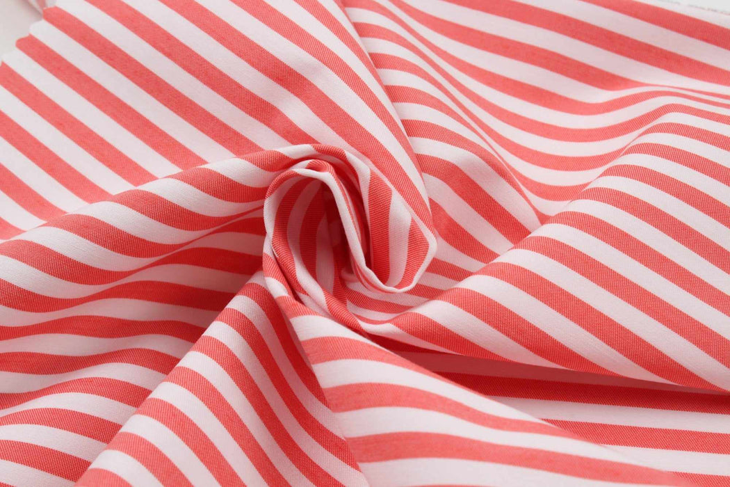 swatch-Seaqual™ Recycled Pes and Ecovero Viscose Plain Fabric for Swim Shorts - Stripes-Fabric-FabricSight