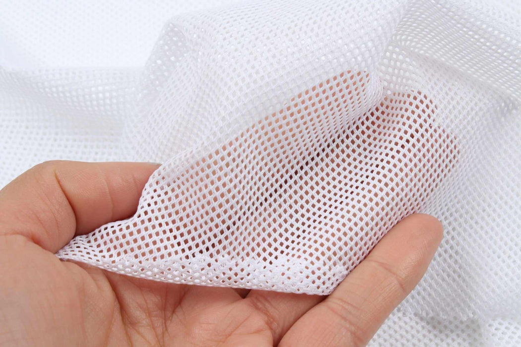 swatch-Seaqual Recycled Polyester Eyelet Mesh - 5 Colors Available-Fabric-FabricSight