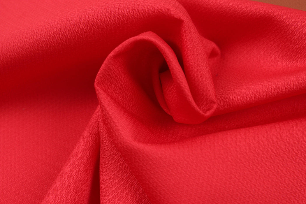 swatch-Seaqual™ Recycled Polyester Technical Fabric - Rhombus Texture - Light-Weight-Fabric-FabricSight