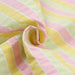 swatch-Seaqual™ Recycled Polyester and Ecovero Viscose Wrinkled Effect Fabric - Stripes-Fabric-FabricSight