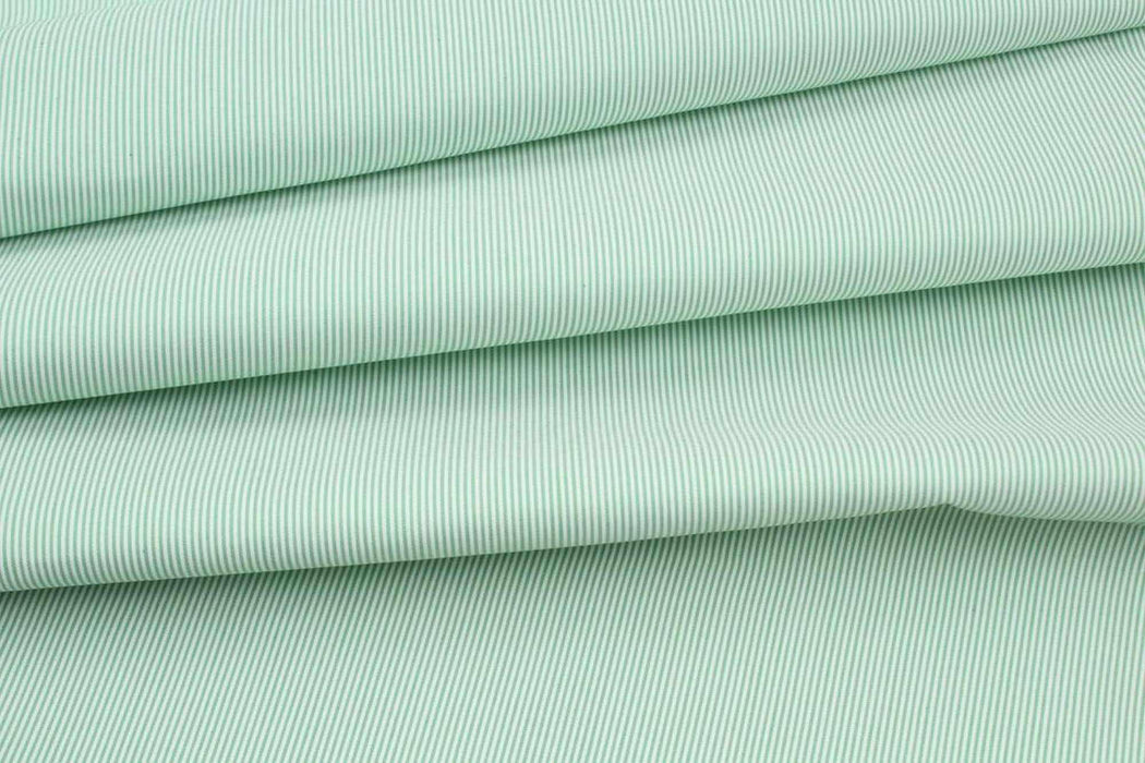 swatch-Seaqual Recycled Polyester with Cotton Plain for Swim Shorts - Stripes-Fabric-FabricSight