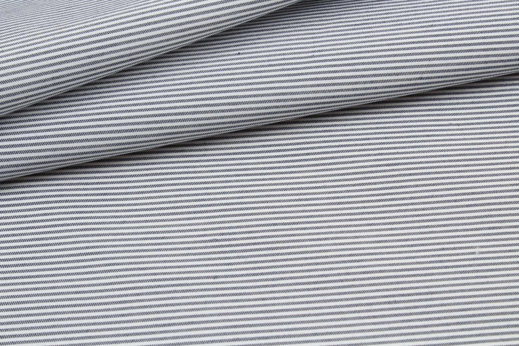swatch-Seaqual Recycled Polyester with Cotton Plain for Swim Shorts - Stripes-Fabric-FabricSight