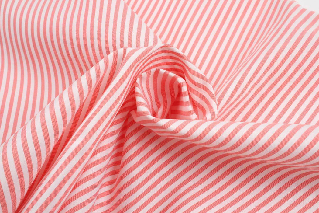 swatch-Seaqual Recycled Polyester with Cotton Plain for Swim Shorts - Stripes-Fabric-FabricSight