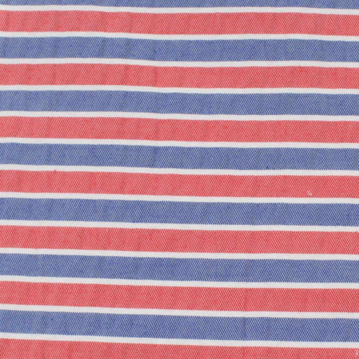 swatch-Seaqual™ Recycled Polyester and Cotton Wrinkled Effect Fabric - Stripes-Fabric-FabricSight