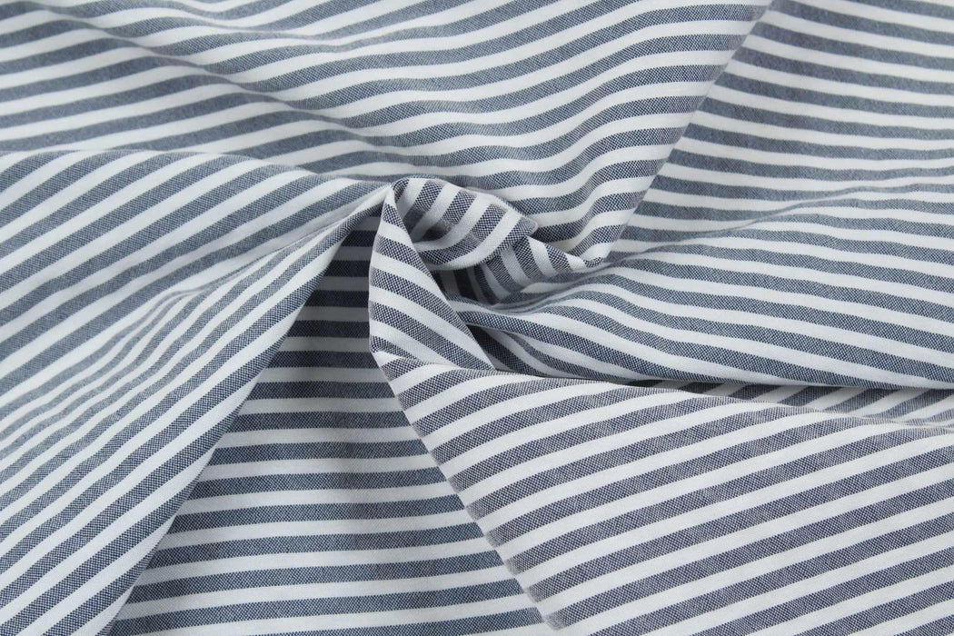 swatch-Seersucker Effect Recycled Polyester Blend for Swim Shorts - Newlife yarn - Stripes-Fabric-FabricSight