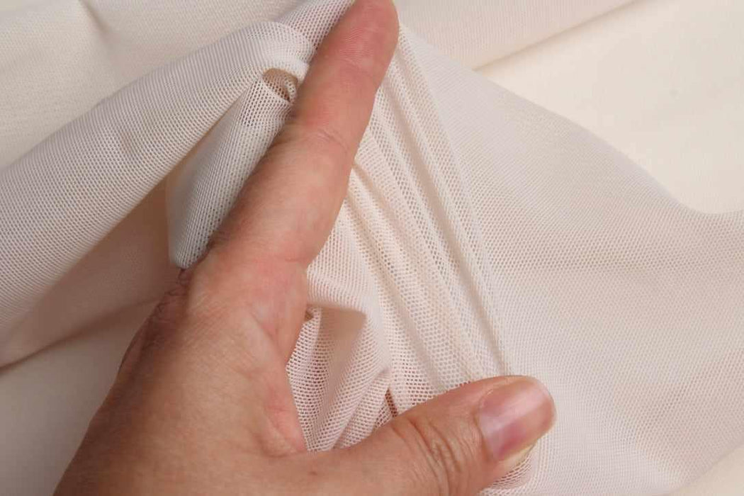 swatch-Shaping Power Mesh – Medium Control Stretch Fabric – Made in Italy (+28 Colors)-Fabric-FabricSight