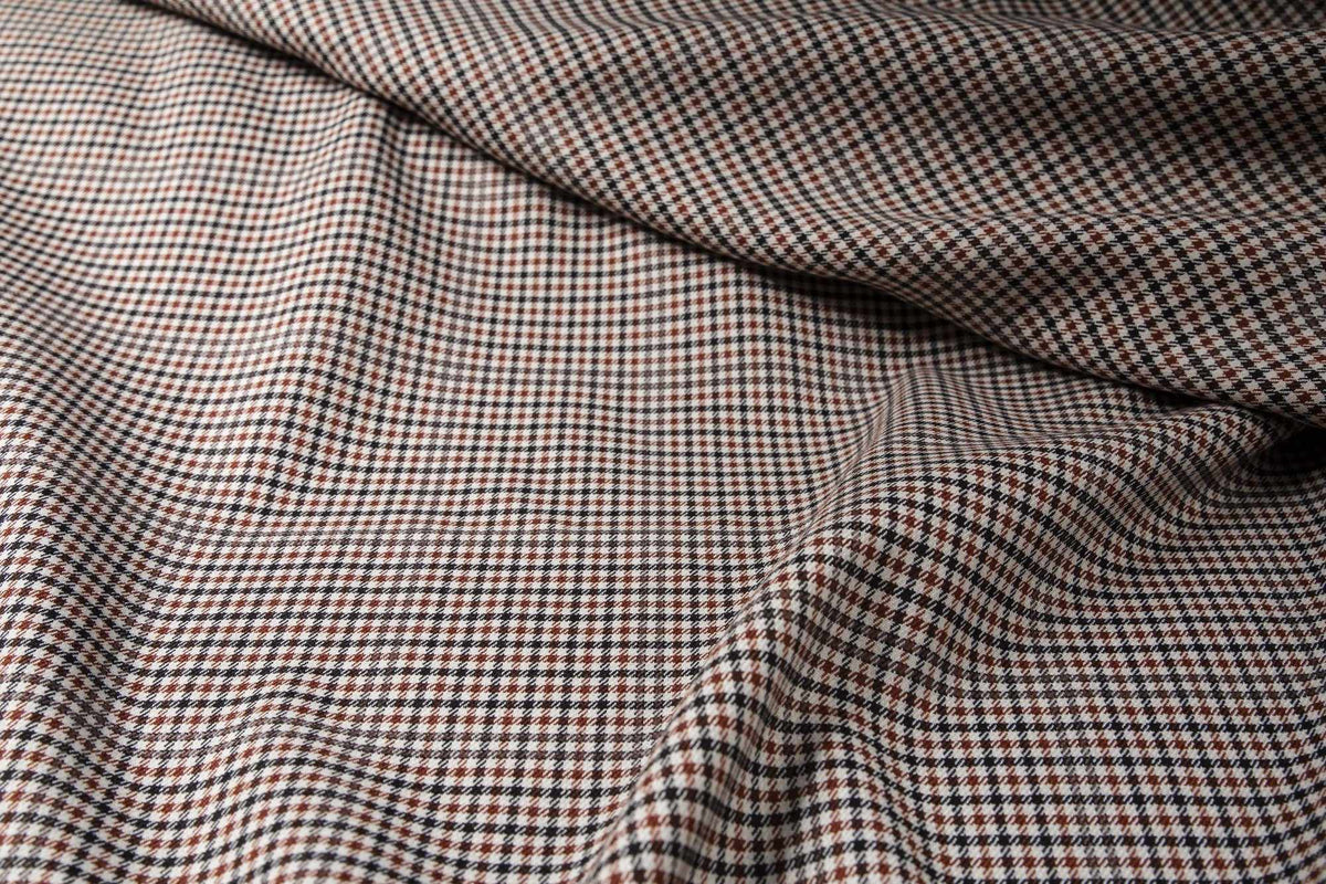 swatch-Small Checks for Jackets - CARROCK — Fabric Sight