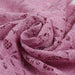 swatch-Soft Cotton and Polyester Embroidery - Pink-Fabric-FabricSight