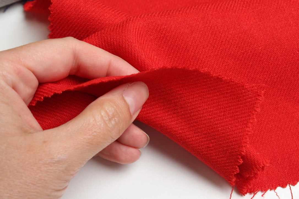 swatch-Soft Linen Viscose Blend Washed Twill-Fabric-FabricSight