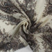 swatch-Soft Printed Wool Muslin - Paisley-Fabric-FabricSight