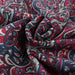 swatch-Soft Printed Wool Twill - Paisley-Fabric-FabricSight