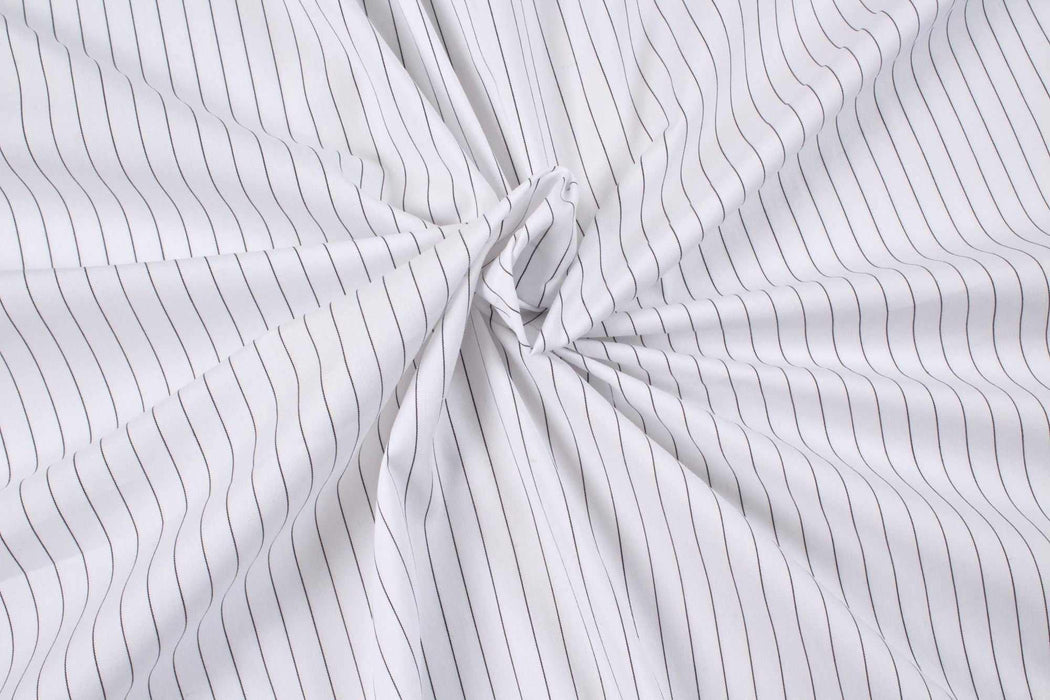 swatch-Stretch Cotton Poplin Stripes - 9 designs available-Fabric-FabricSight