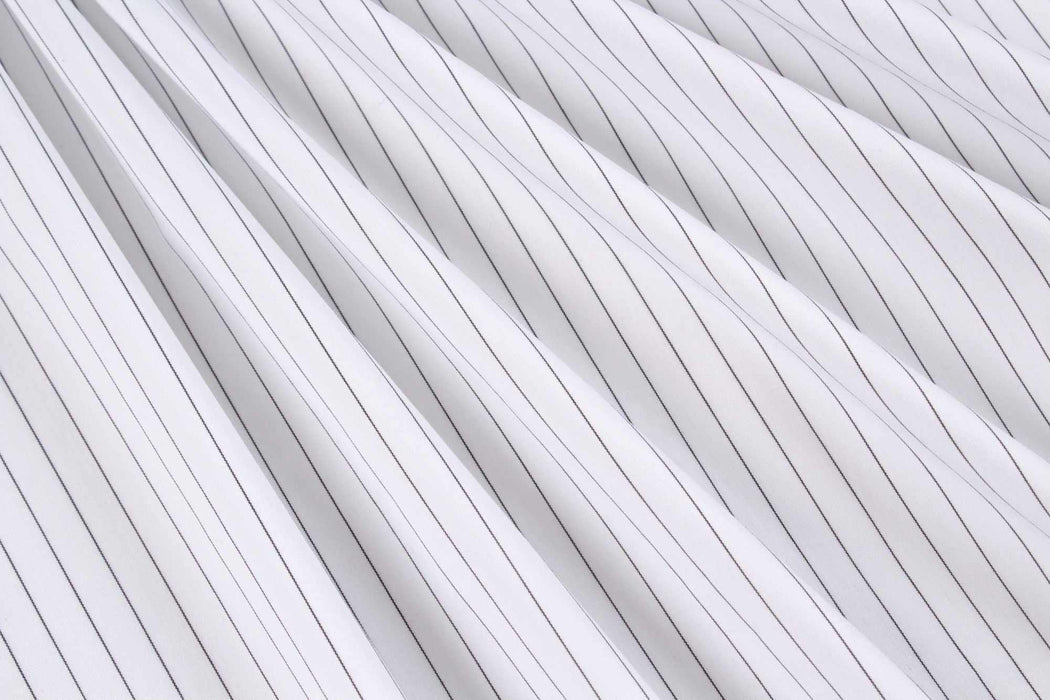 swatch-Stretch Cotton Poplin Stripes - 9 designs available-Fabric-FabricSight