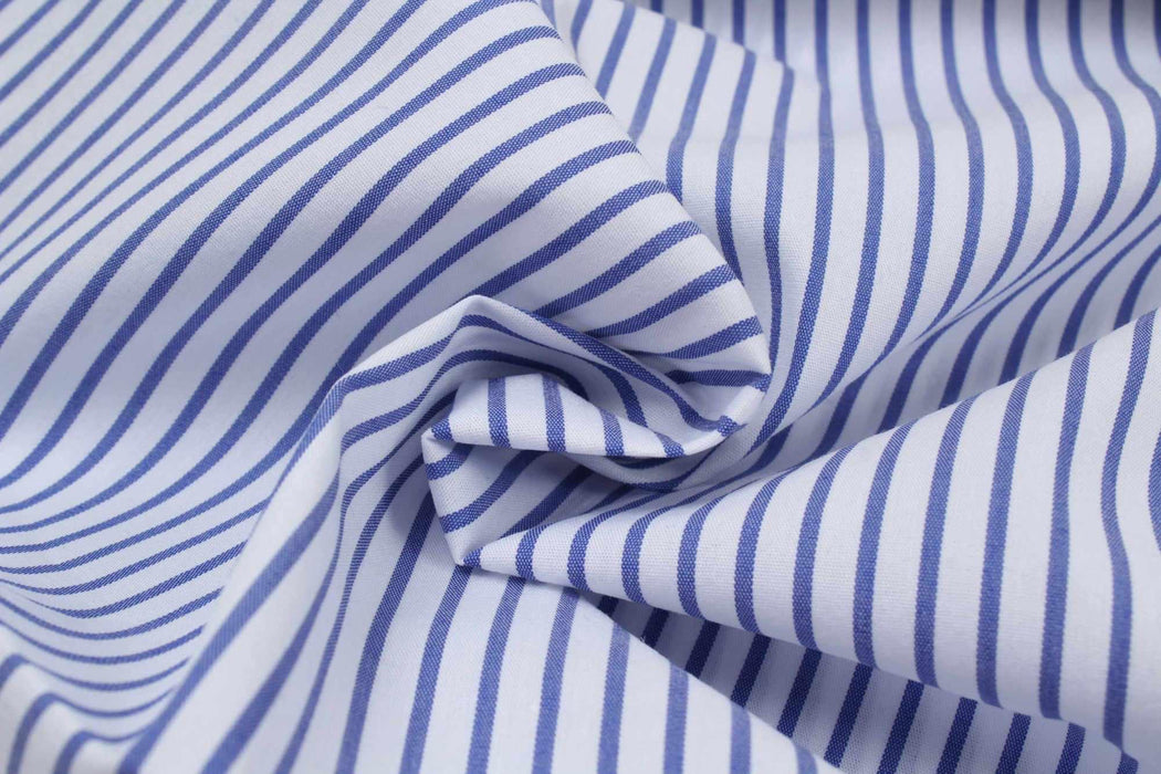 swatch-Stretch Cotton Poplin Stripes - 9 designs available-Fabric-FabricSight