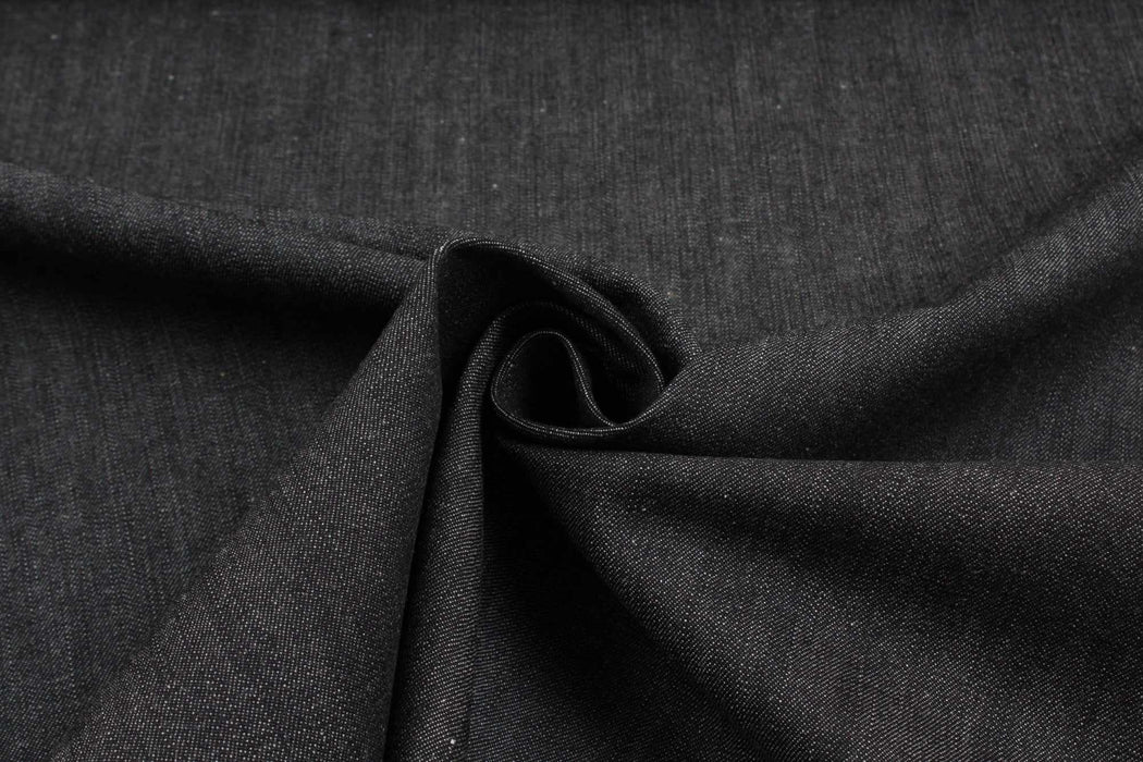 swatch-Stretch Cotton Washed Denim (+20 Colors Available)-Fabric-FabricSight