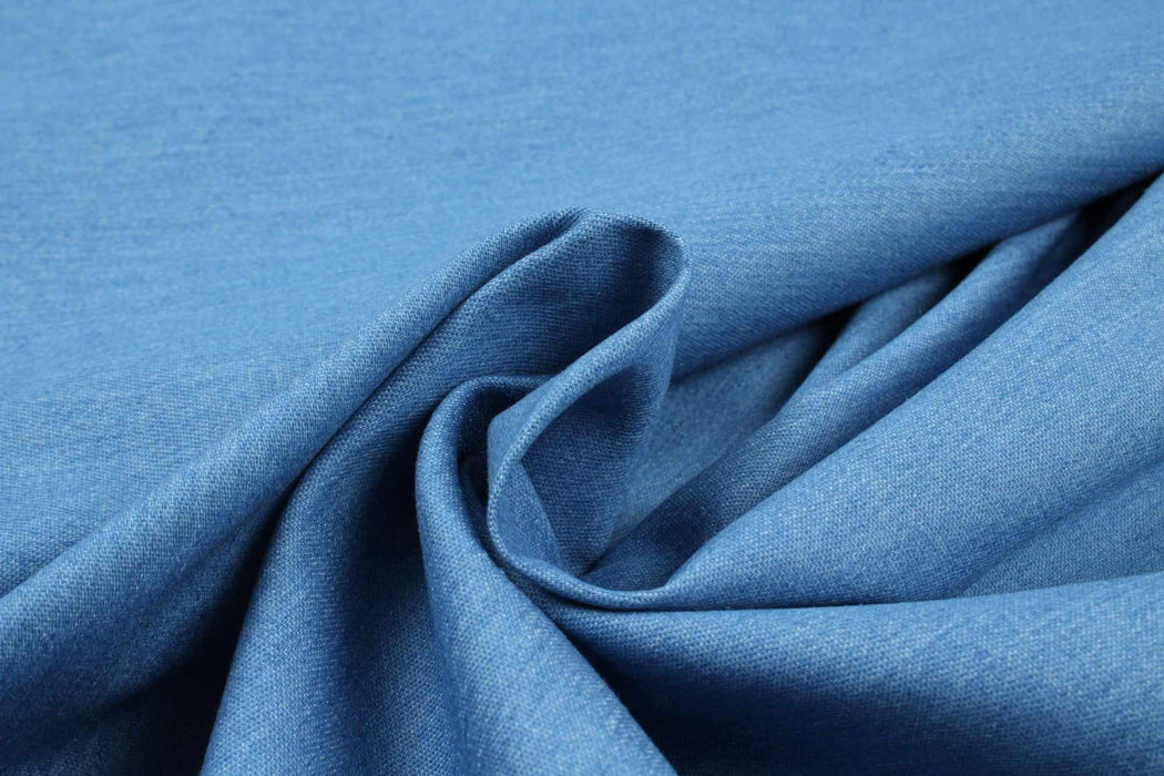 swatch-Stretch Cotton Washed Denim (+20 Colors Available)-Fabric-FabricSight
