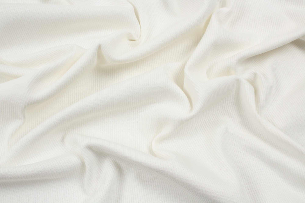 swatch-Stretch Organic Cotton Rib 2x2 for Tops - 32 Colors Available-Roll-FabricSight