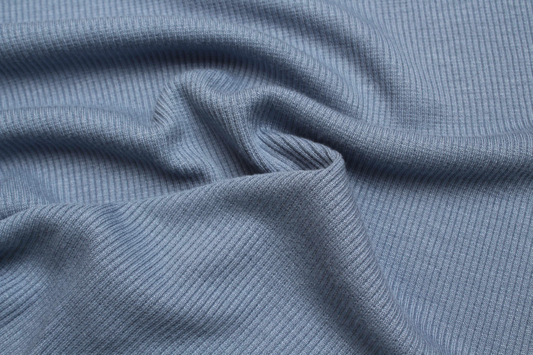 swatch-Stretch Viscose 2x1 Rib - 6 colors available-Fabric-FabricSight