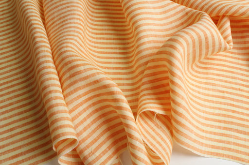 swatch-Stripes Washed Linen-Fabric-FabricSight