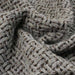 swatch-Structured Recycled Wool Jacquard for Outwear - Grey-Fabric-FabricSight
