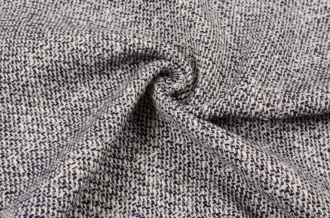 swatch-Summer Tweed With Lurex Blue-Fabric-FabricSight