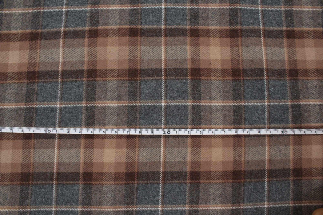 swatch-Tartan Checks Cotton Flannel for Shirting - 5 Variants-Fabric-FabricSight