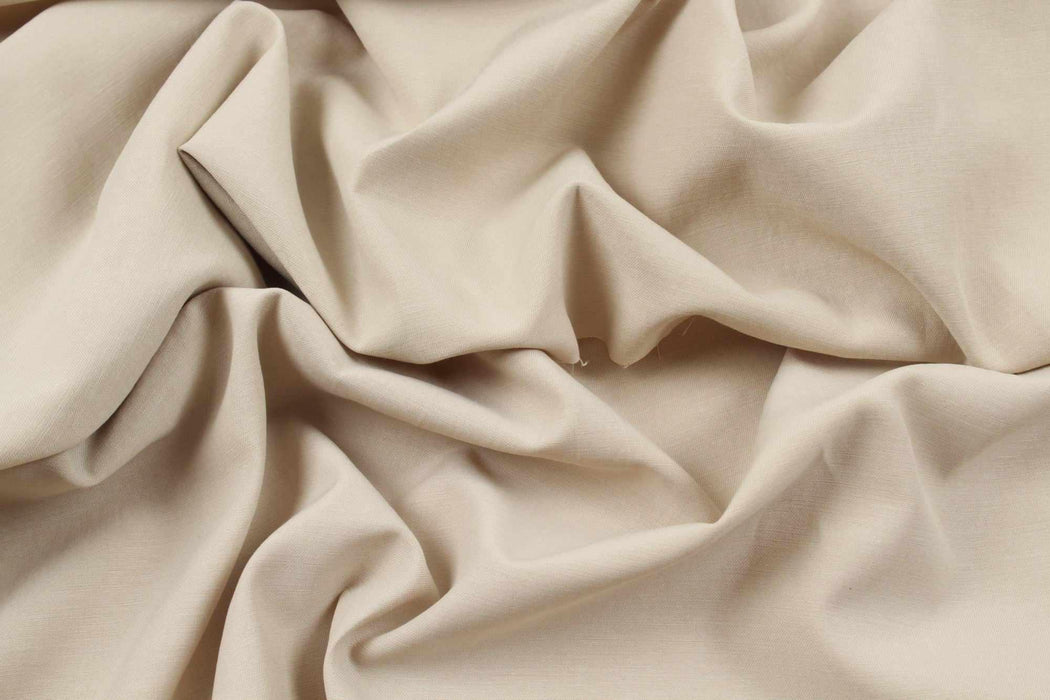 swatch-Tencel Cotton Linen Twill for Light Jackets and Trousers-Fabric-FabricSight