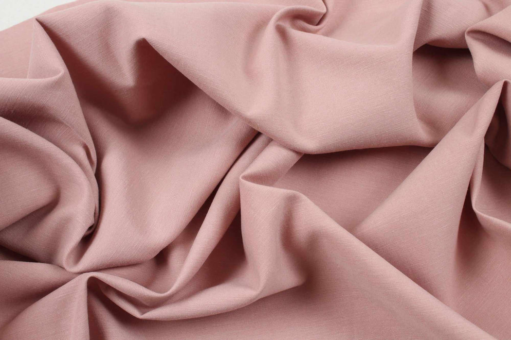 swatch-Tencel Cotton Linen Twill for Light Jackets and Trousers-Fabric-FabricSight