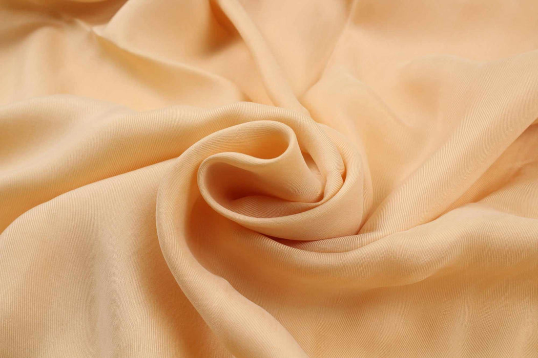 swatch-Vegan Cupro Soft Twill, Vegan certified - CARMELA (+40 Colors)-Fabric-FabricSight