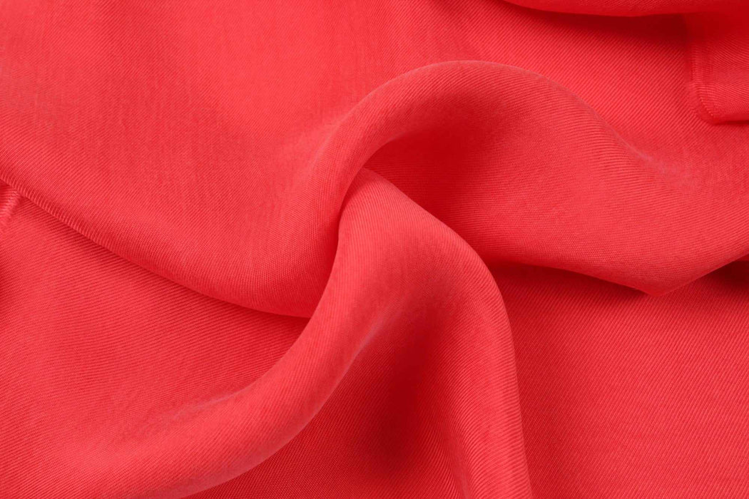 swatch-Vegan Cupro Soft Twill, Vegan certified - CARMELA (+40 Colors)-Fabric-FabricSight