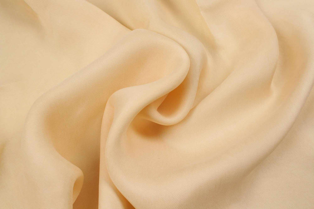 swatch-Vegan Cupro Soft Twill, Vegan certified - CARMELA (+40 Colors)-Fabric-FabricSight