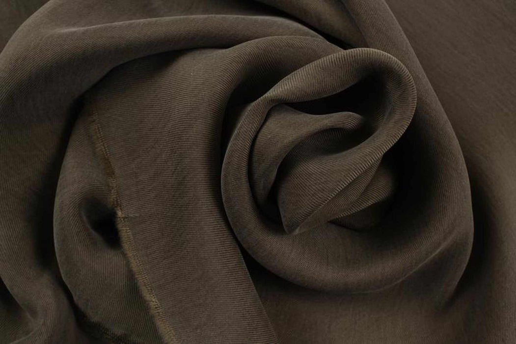 swatch-Vegan Cupro Soft Twill, Vegan certified - CARMELA (+40 Colors)-Fabric-FabricSight