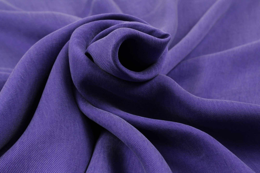 swatch-Vegan Cupro Soft Twill, Vegan certified - CARMELA (+40 Colors)-Fabric-FabricSight