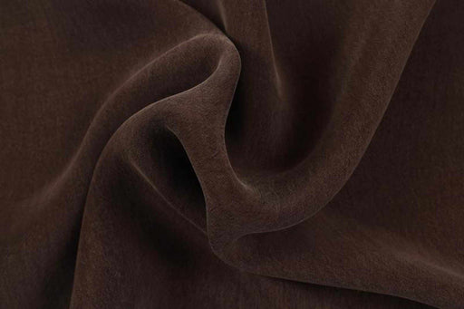 swatch-Vegan silk - Cupro Satin - SCARLET (+50 Colors Available)-Fabric-FabricSight