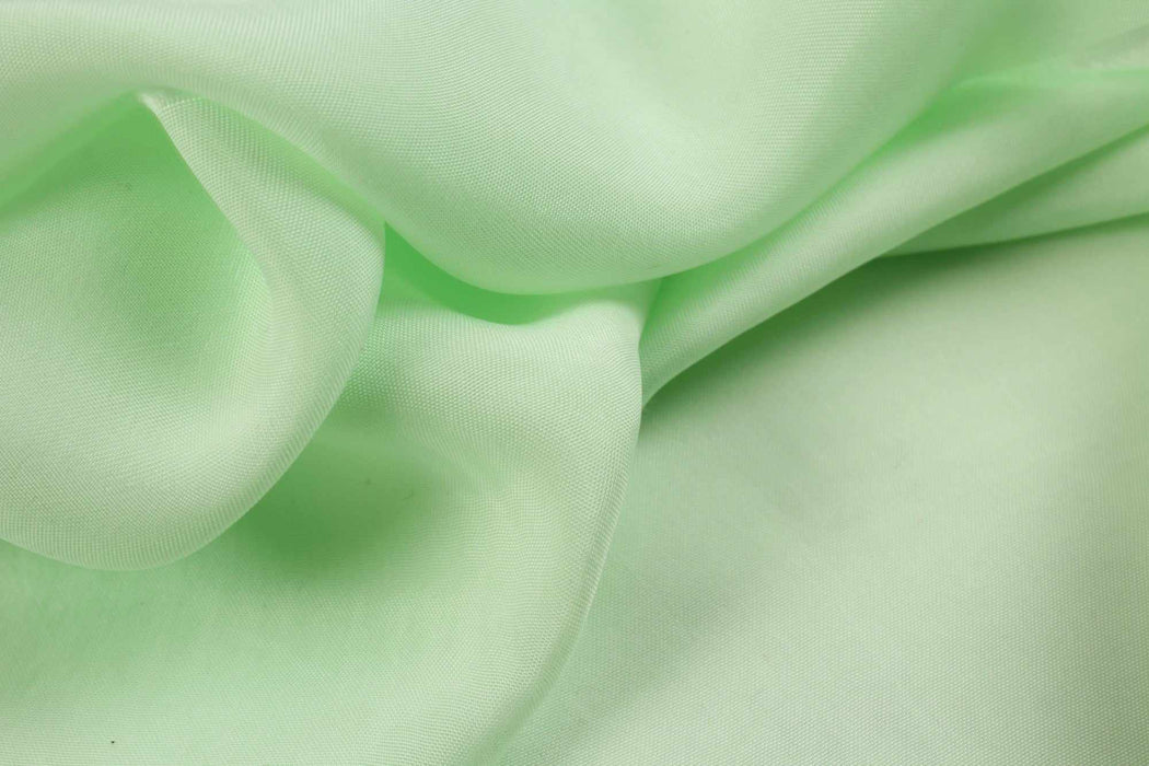 swatch-Vegan silk - Cupro Satin - SCARLET (+50 Colors Available)-Fabric-FabricSight